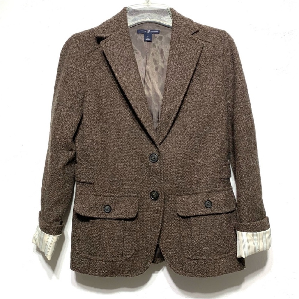Women’s GAP Brown Lined Blazer Size 4